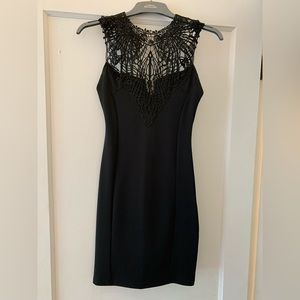 Black mini dress